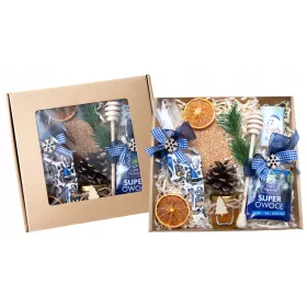  Weihnachtsgeschenk-Tee-Honig-Fudge-Box-Weihnachtsset