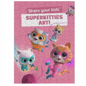  Puzzle 1000 Teile Super Kitties Holzpuzzle
