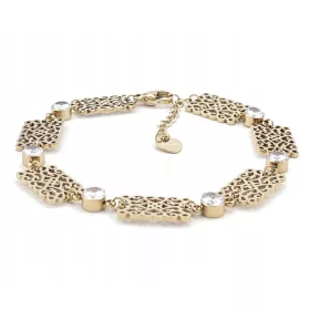  649e Goldarmband 18+3 Chirurgenstahl Promi