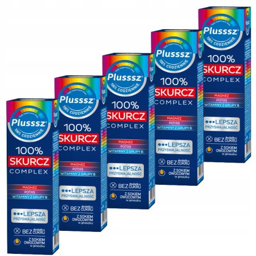 Plusssz 100% Skurcz Complex - Nahrungsergänzungsmittel mit Magnesium und Vitamin B
