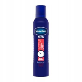    VASELINE ACTIVE DRY MEN PRO DERMA 48H HERREN-DEODORANT 250 ml