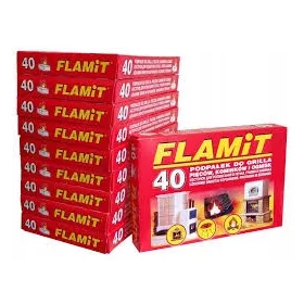    WEISSES KAMINANZÜNDER FLAMiT 40 Würfel Anzündwürfel für Grill