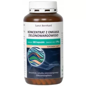   Sanct Bernhard Neuseeländischer Grünlippmuschel-Konzentrat 500 mg - 300 Kapseln, Nahrungsergänzungsmittel
