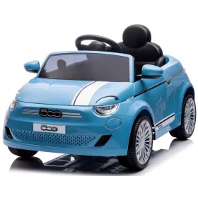    Batteriebetriebenes Auto FIAT 500 Elektro zum Aufsitzen – hellblau