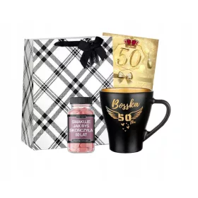    Geschenkset zum 50. Geburtstag für Frauen, ein elegantes Souvenir