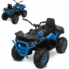    TERRA BATTERIEFAHRZEUG QUAD LEISTUNGSSTARKER 4X4-ANTRIEB BLAUE FERNBEDIENUNG
