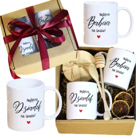    GESCHENK ZUM GROSSELTERNTAG, Feiertage, Tassenset zum Großelterntag