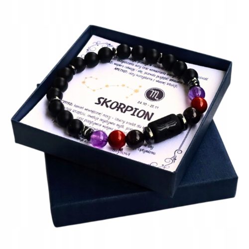  STYLOVI Herrenarmband – Sternzeichen-Kollektion – SKORPION