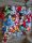  Set mit 50 Maskottchen, klein, 10–20 cm, Z162