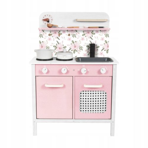  Holzküche, Kinderherd, Backofen, Spüle, pädagogisches Zubehör