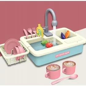   KINDERSPÜLE KINDERSPÜLE ZUM GESCHIRRSPÜLEN SPIELZEUG MIT WASSER