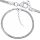  Modulares Armband, Basis für Schlangenanhänger, 3 mm, 925er Silber, verstellbares Oxid