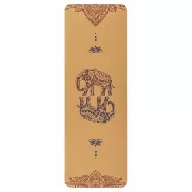  Yoa Spiritual Elephant 5 mm Kork-Yogamatte
