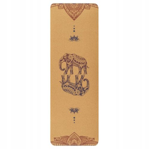  Yoa Spiritual Elephant 5 mm Kork-Yogamatte