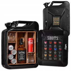    Kanister für Alkoholbar mit Gravur. Ein Weihnachtsgeschenk für Papa