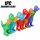  Variable Spaß Cartoon Dinosaurier Teleskop Rohr Spielzeug Kinder Puzzle Stretch Colo