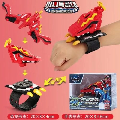  Miniforce X Uhr Spielzeug Super Dinosaurier Power Mecha Verformung Roboter Favorit