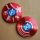  Runde Form Kapitän Spinner Aluminium Legierung Spinner Dekompression Spielzeug Spinne