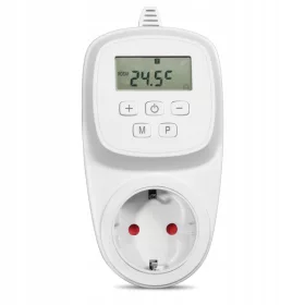  WEBER TH12WF Steckdosenthermostat mit Wochenprogrammierer