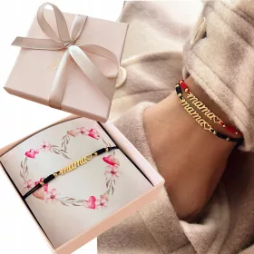  MAMA-Armband aus chirurgischem Stahl, geflochtenes Dayanka