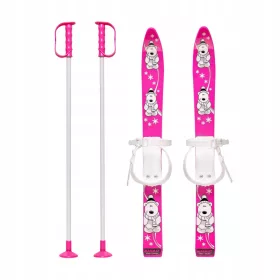  Kinderski mit Stöcken MASTER 70cm Pink
