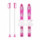  Kinderski mit Stöcken MASTER 70cm Pink