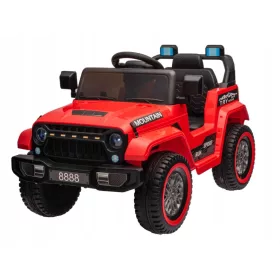  Batteriebetriebenes Jeep-Kinderauto mit Fernbedienung, Rot