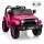  Batteriebetriebenes Jeep-Auto für Kinder, Pilot Pink