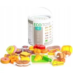  Ecotoys TL87115 Lebensmittelschneider aus Holz