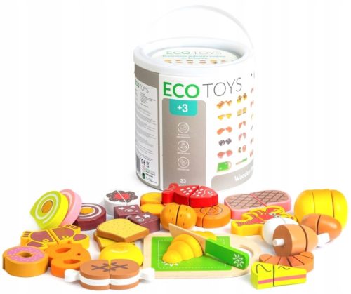  Ecotoys TL87115 Lebensmittelschneider aus Holz