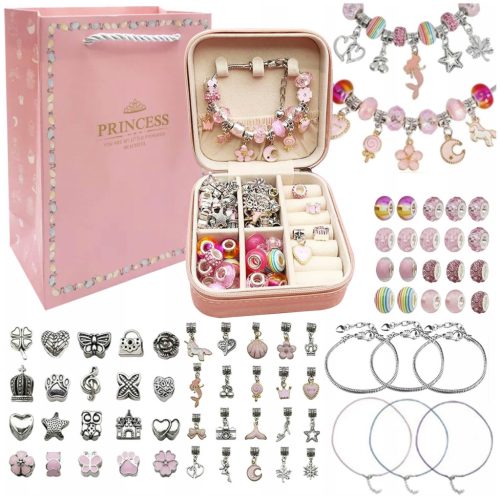  Set zur Herstellung von Armbändern, Halsketten, Anhängern, Taschen, Perlen, GESCHENK
