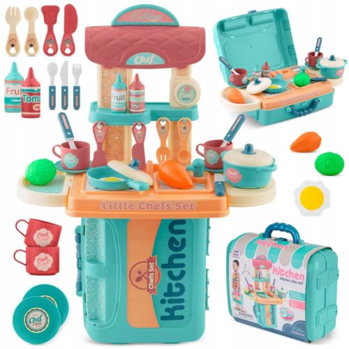  KINDERKÜCHEN-MINI-KOFFERZUBEHÖR-SET