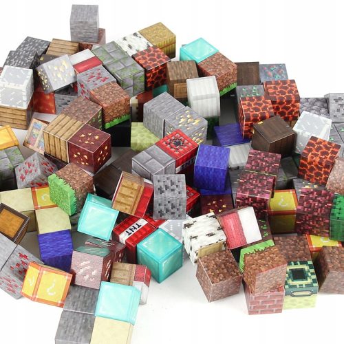  MAGNETISCHE MINECRAFT-BLÖCKE ERNTE-BAUERNHOF-SPIELZEUGBLÖCKE 218 STÜCK