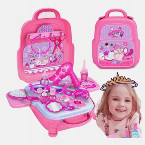  Ein Rucksack für Kinder, ein 3-in-1-Friseur-Beauty-Set als Geschenk