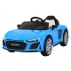  Batteriebetriebenes Auto Audi R8 LIFT Blau + Fernbedienung + EVA-Räder + MP3 + LED