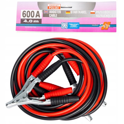  STARKE BOOTKABEL 600A 4,0m ; 4,00 mm2 PVC-KLEMMENGENÄHTE VERPACKUNG