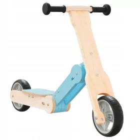  2-in-1-Kinderroller, Hellblau und Schwarz, 97x36x58cm