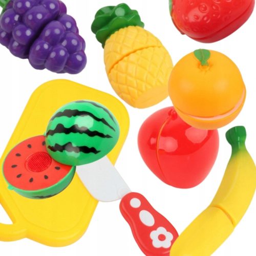  FRÜCHTE MIT VELCRO SCHNEIDEBRETT KÜCHENMESSER VELCRO SET WOOPIE