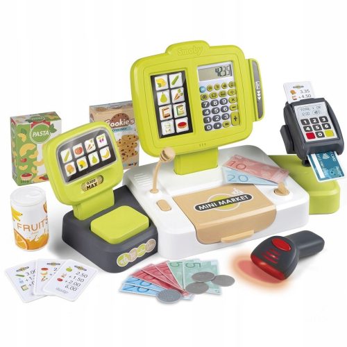  Smoby Große elektronische Registrierkasse mit Scanner