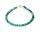  Armband, natürliches TÜRKIS, facettierte Kugeln, 4 mm Silber