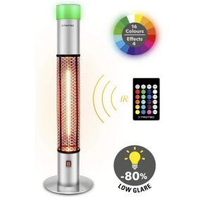    Stehender Infrarot-Wärmestrahler Trotec IRS1500E IP55 Balkonleuchte