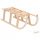  Klassischer Schlitten mit Seil, 110x40x34 cm, naturfarben