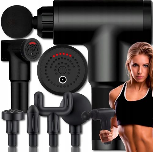  KÖRPERMASSAGEPISTOLE, MANUELLES VIBRATIONSMUSKELMASSAGER, STARKES SET