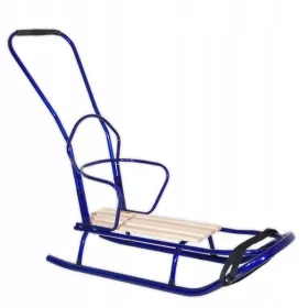  Großer blauer Schubschlitten