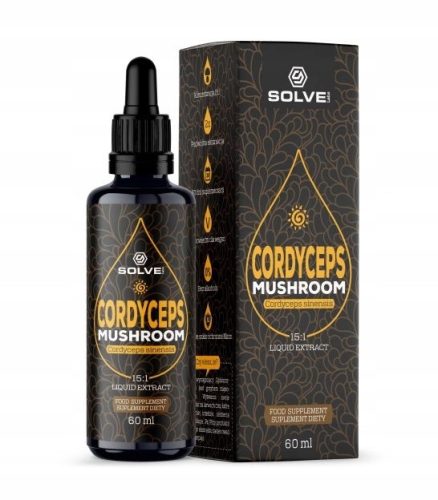 SOLVE LABS Cordyceps Sinensis Tropfen, 60 ml - Stress und Müdigkeit