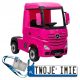  BATTERIEBETRIEBENES MERCEDES ACTROS AUTO FÜR KINDER 4X4 EVA LEDER LED + FERNBEDIENUNG