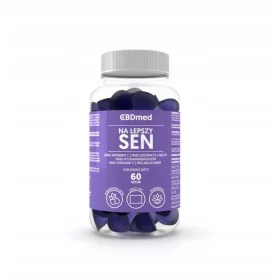   CBDmed Gummis mit 15mg CBD und 1mg Melatonin für einen besseren Schlaf – 60 Stück