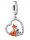  MD Charms Herzanhänger Fuchs Fuchssteine S925