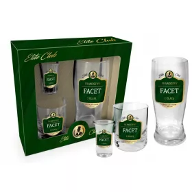  Set: Glas + 2 Gläser Ein echter Typ mit Klasse