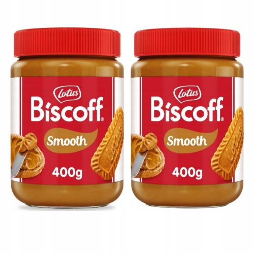 Lotus Biscoff Glatter Kekscreme - Zwei-Pack 400g